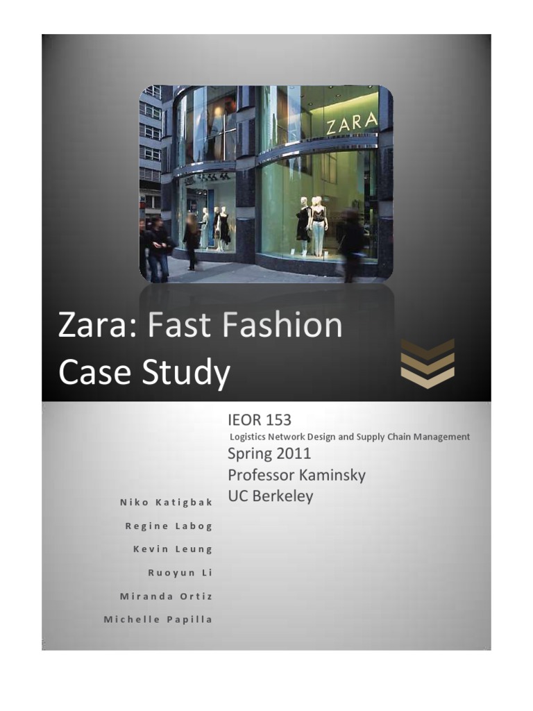 Zara supply chain strategy picture