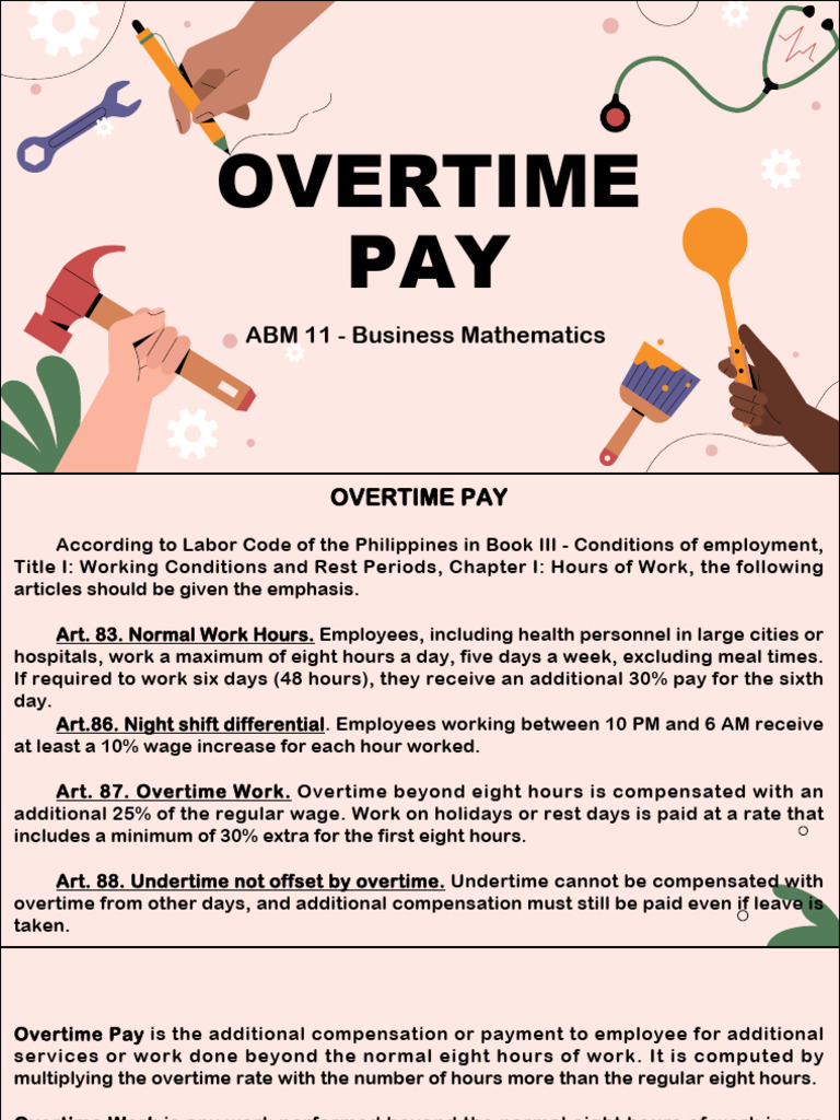 Fweek3M (BSRV) | PDF | Overtime | Employment