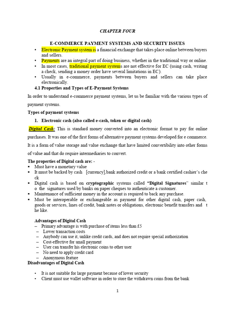 ch4 e-commerce(1) | PDF | Credit Card | Debit Card