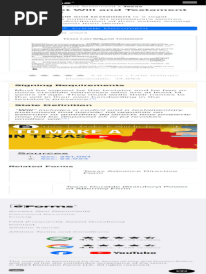 Free Texas Last Will and Testament Template - PDF Word – EForms