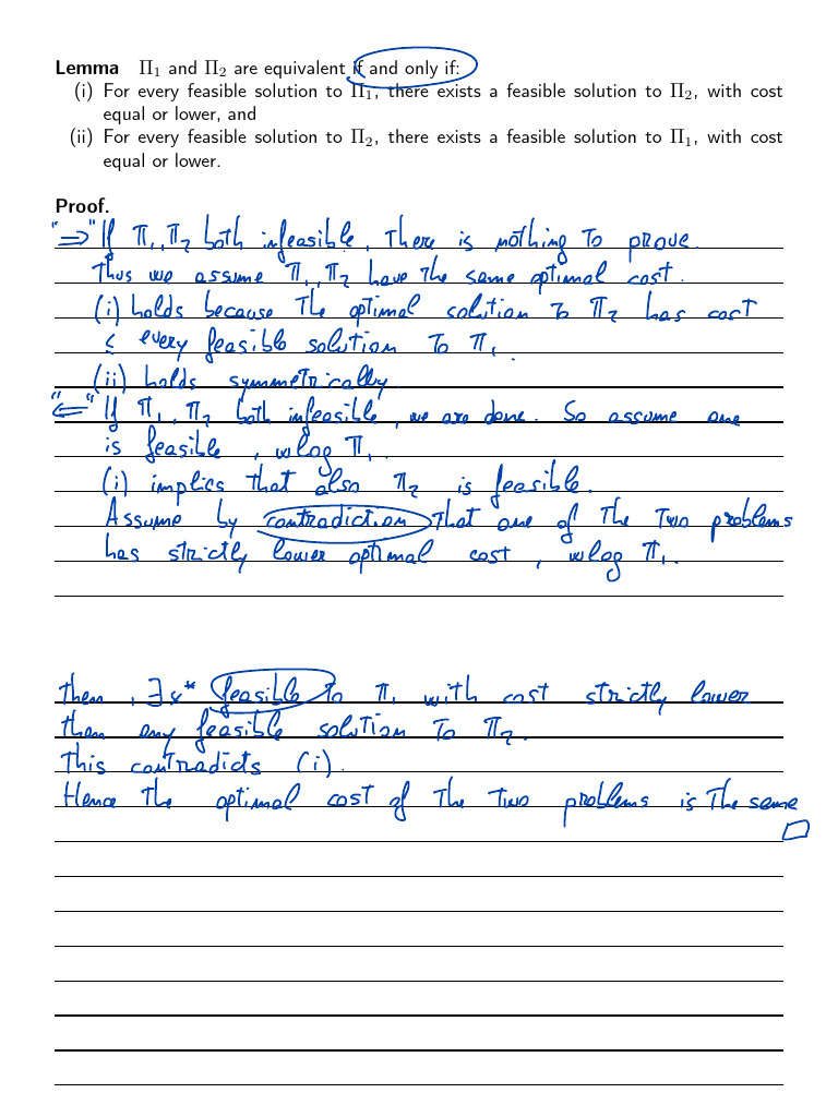 Equivalence of Optimization Problems | PDF | Teaching Methods & Materials