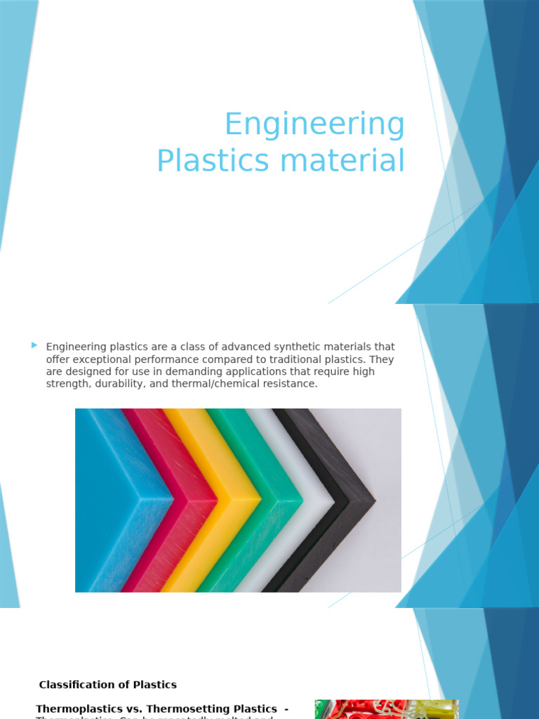 Engineering Plastics Overview and Applications | PDF | Thermoplastic ...