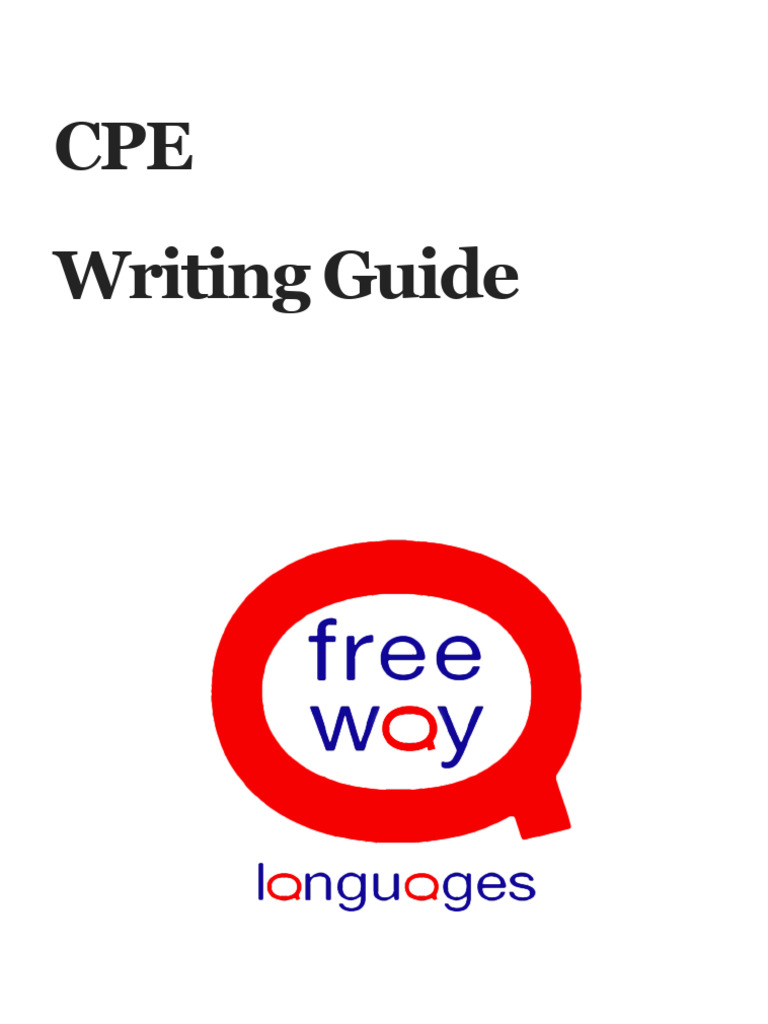 CPE Writing Guide: Essay and Article Tips | PDF