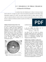 CARACTERIZACIÓN Y DESARROLLO DE FIBRAS CERÁMICAS PARA APLICACIONES DE ALTA TEMPERATURA