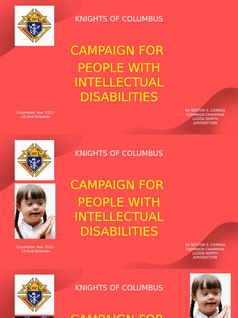 Campaign For PIDs and SO Launch - Midyear DD Meeting | PDF | Disability