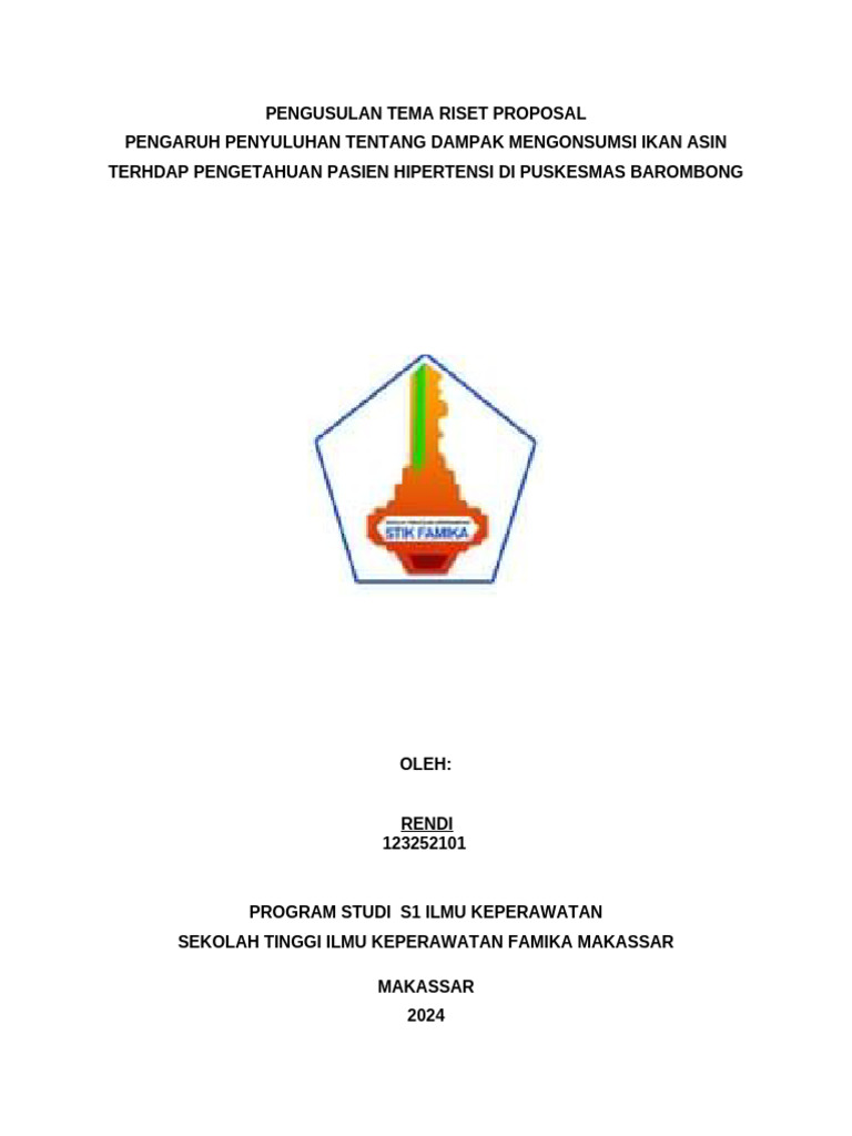 Penyuluhan Ikan Asin dan Hipertensi | PDF | Sains & Matematika