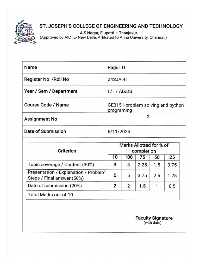Python Assignment 2 | PDF