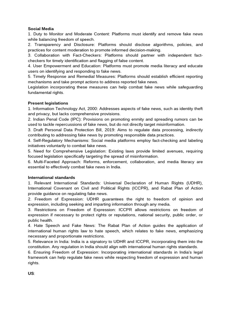 Conclusion | PDF | Freedom Of Speech | Social Media