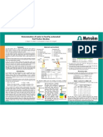 Determination of Water in Food by Automated Karl Fischer Titration