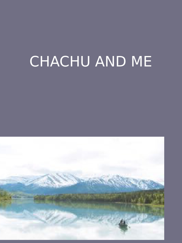 Chachu and Me | PDF
