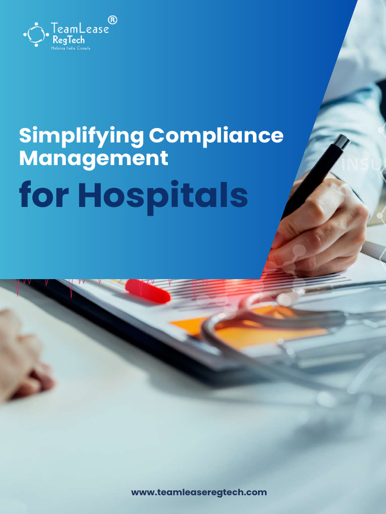 Simplifying Compliance Management For Hospitals Pdf Medical Imaging