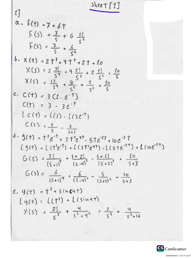 Sheet 1 solution pdf