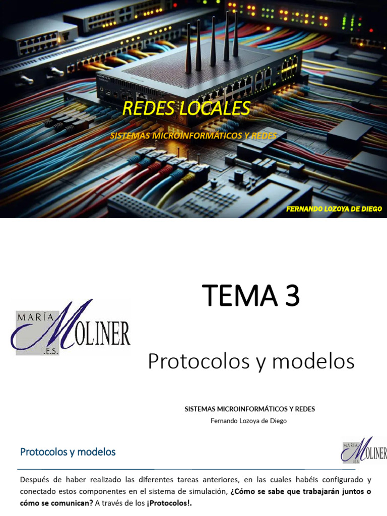 Tema 3 | PDF | Protocolos de internet | Red de computadoras