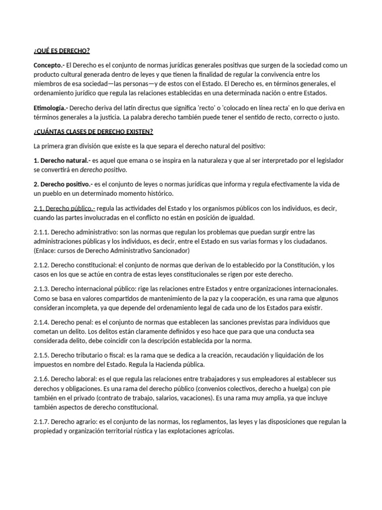 Introducción al Derecho y sus Clases | PDF | Justicia | Crimen y violencia