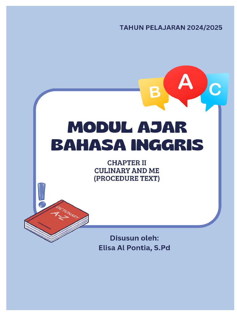 Modul Ajar Procedure Text Kelas 7 | PDF