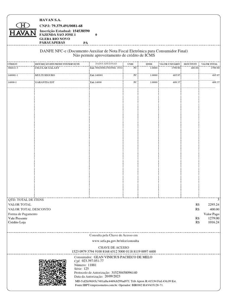 DANFE NFC-e: Guia Completo e Detalhes | PDF
