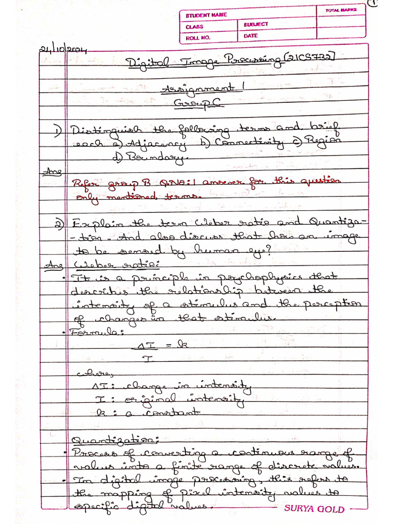 DIP Assignment 1 (Group C) | PDF