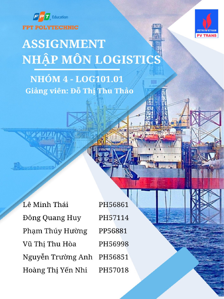 ASSIGNMENT NHẬP MÔN LOGISTICS. NHÓM 4 | PDF