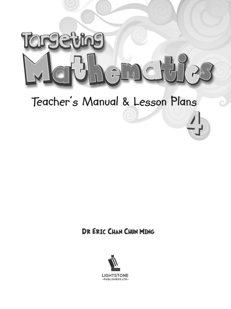 Targeting Maths 4 Teachers Manual 05-10-2020 Compressed | PDF | Numbers ...