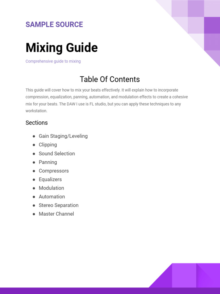 FL Studio Mixing Techniques Guide | PDF | Equalization (Audio ...