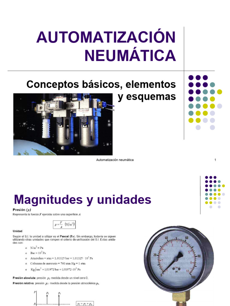 Guía Completa de Automatización Neumática | PDF | Neumática | Presión