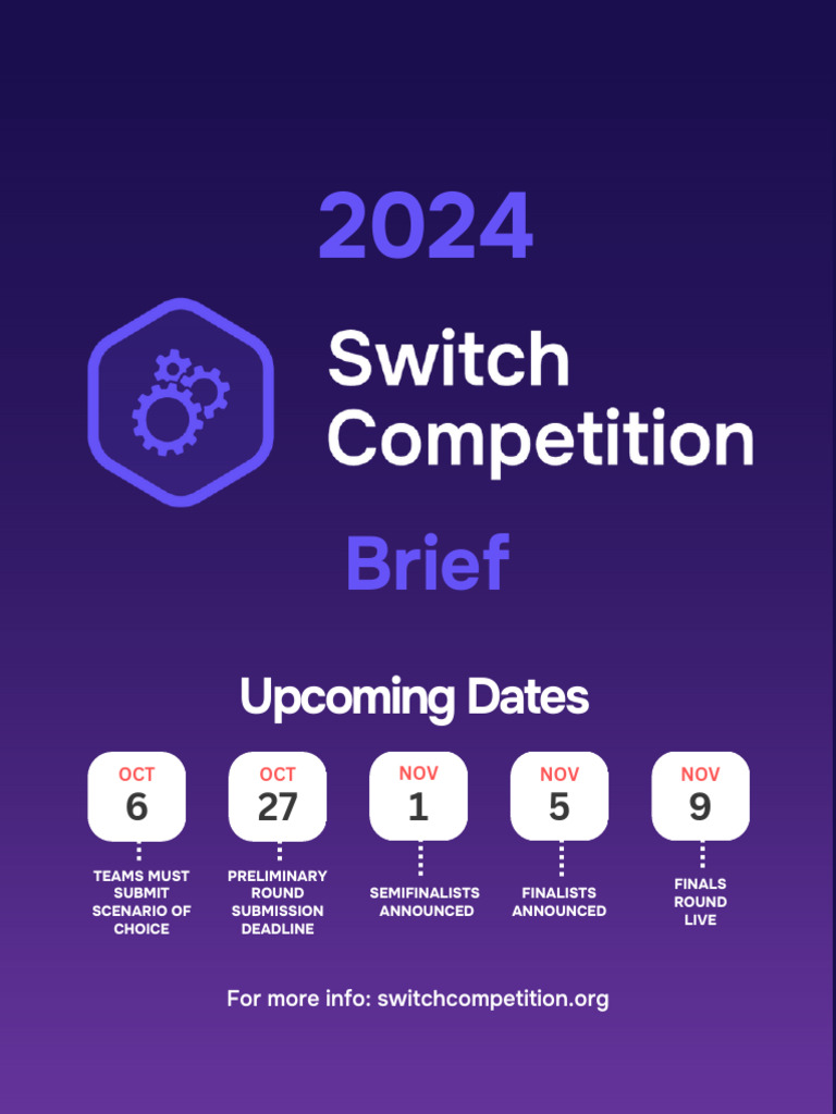 Switch Competition Entry Guidelines | PDF | Renewable Energy | Poverty