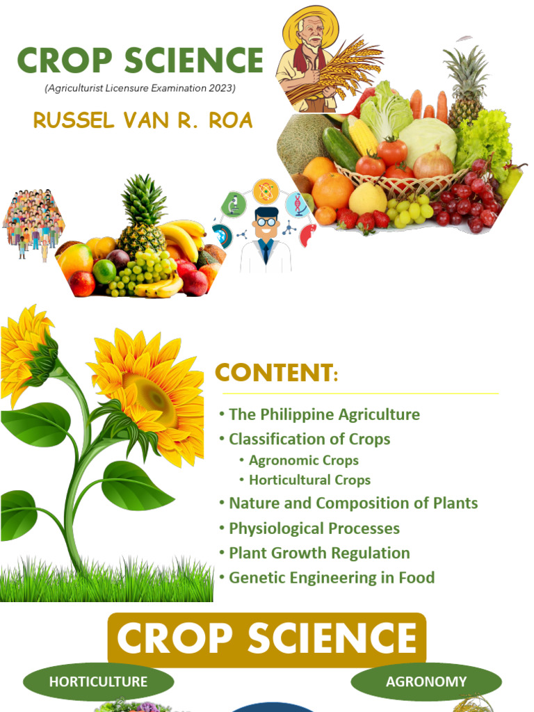 Philippine Crop Science Overview 2023 | PDF | Agriculture | Food Industry