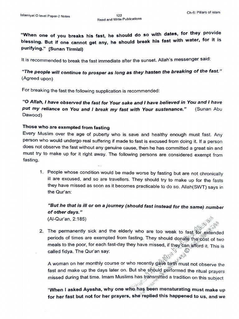 O Level Islamiyat Paper 2 Study Notes | PDF | Hajj | Abrahamic Religions