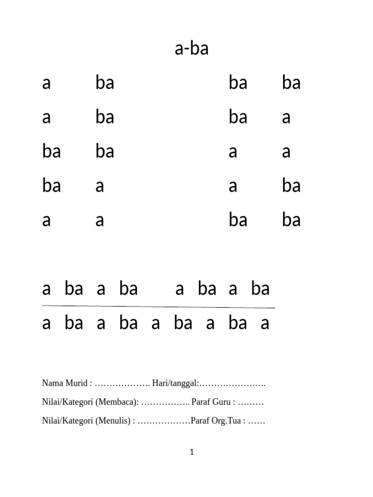Buku Baca 2 TK | PDF