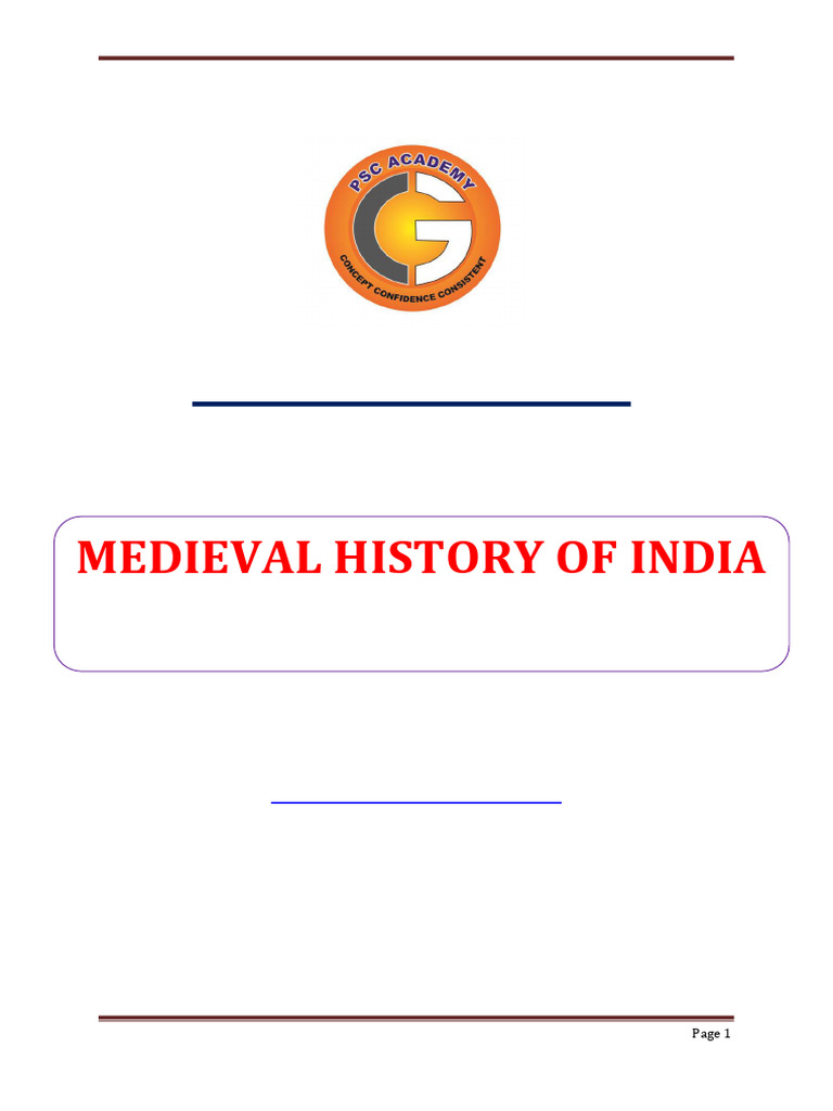 Medieval Indian History Notes PDF in Hindi by Rakesh Rao (For More Book ...
