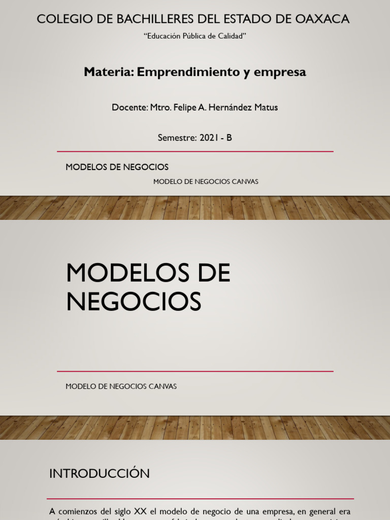 Modelos de Negocios: Canvas y Valor | PDF | Modelo de negocio | Business