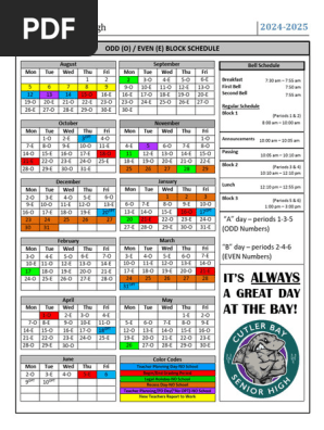 BlockBell Schedule 24-25