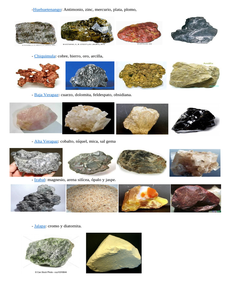 Minerales y Metales | PDF
