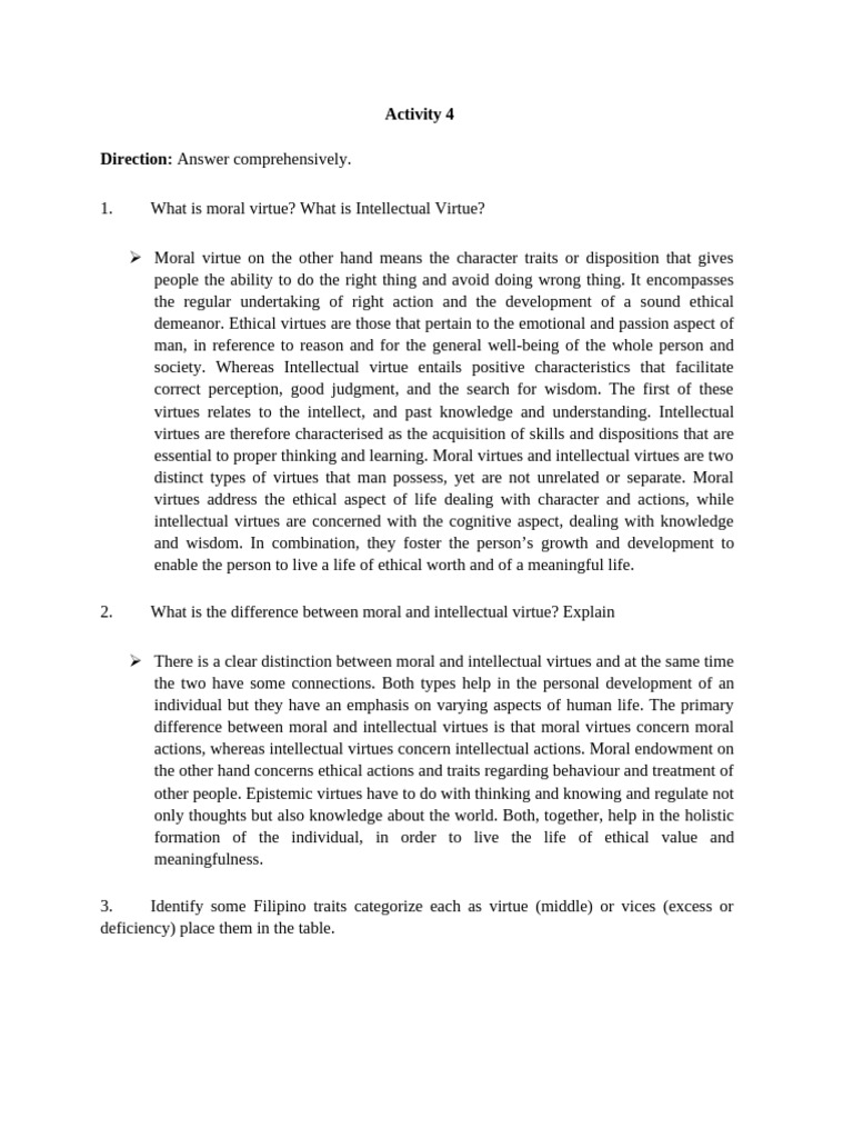 Understanding Moral and Intellectual Virtues | PDF | Virtue | Morality