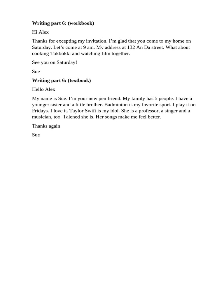 Writing Part 2 | PDF | Art