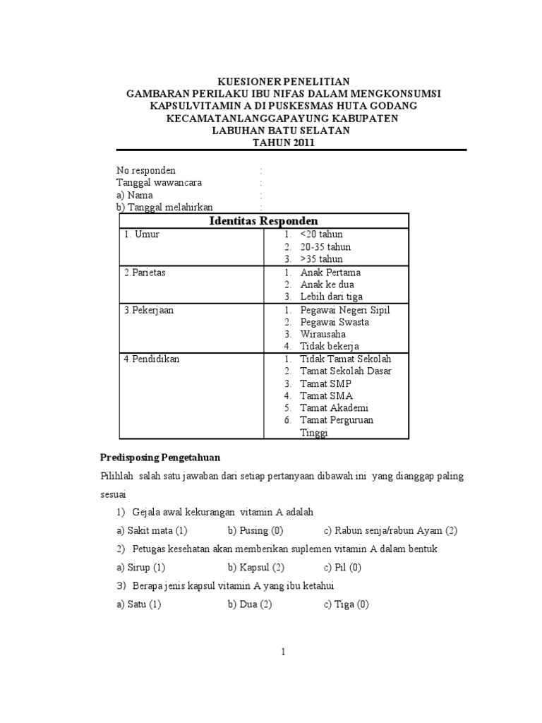 Jasa Sebar Kuesioner Online
