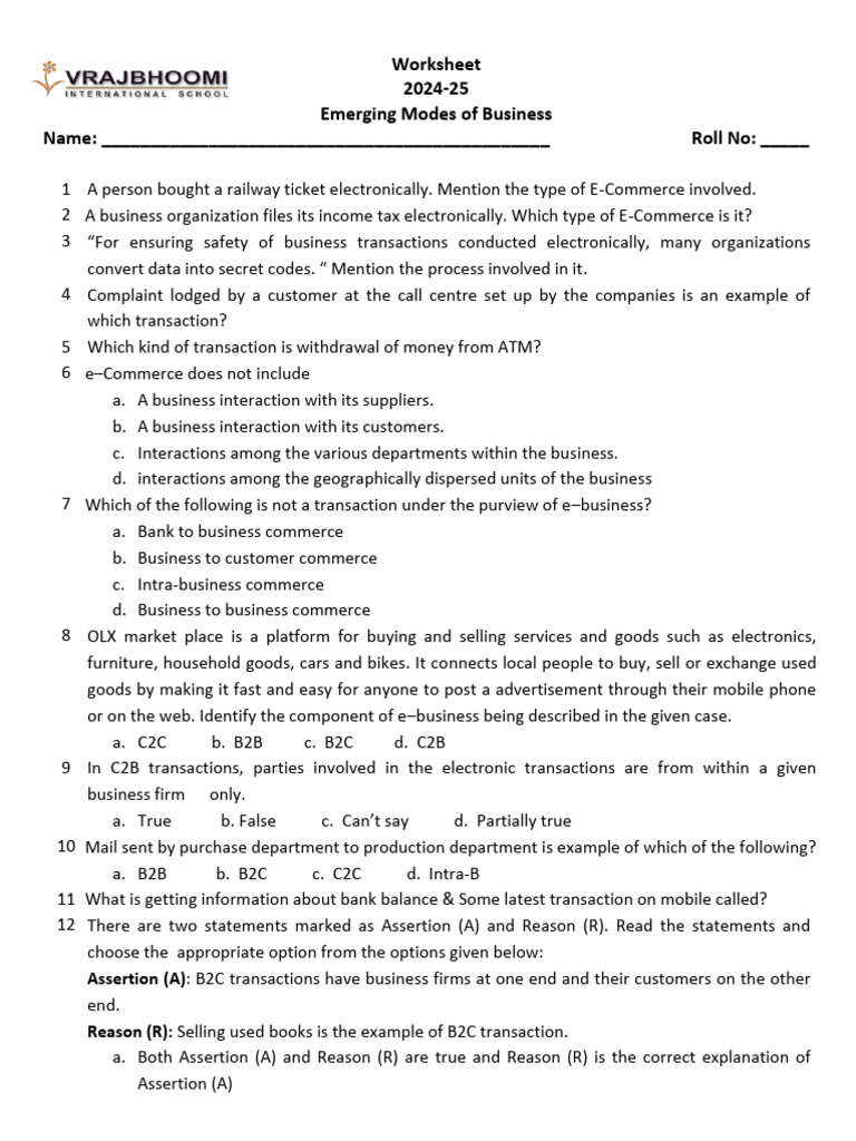 Intra-B Commerce in E-Business Transactions | PDF | E Commerce ...