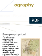 Geography: Europe - Physical Features