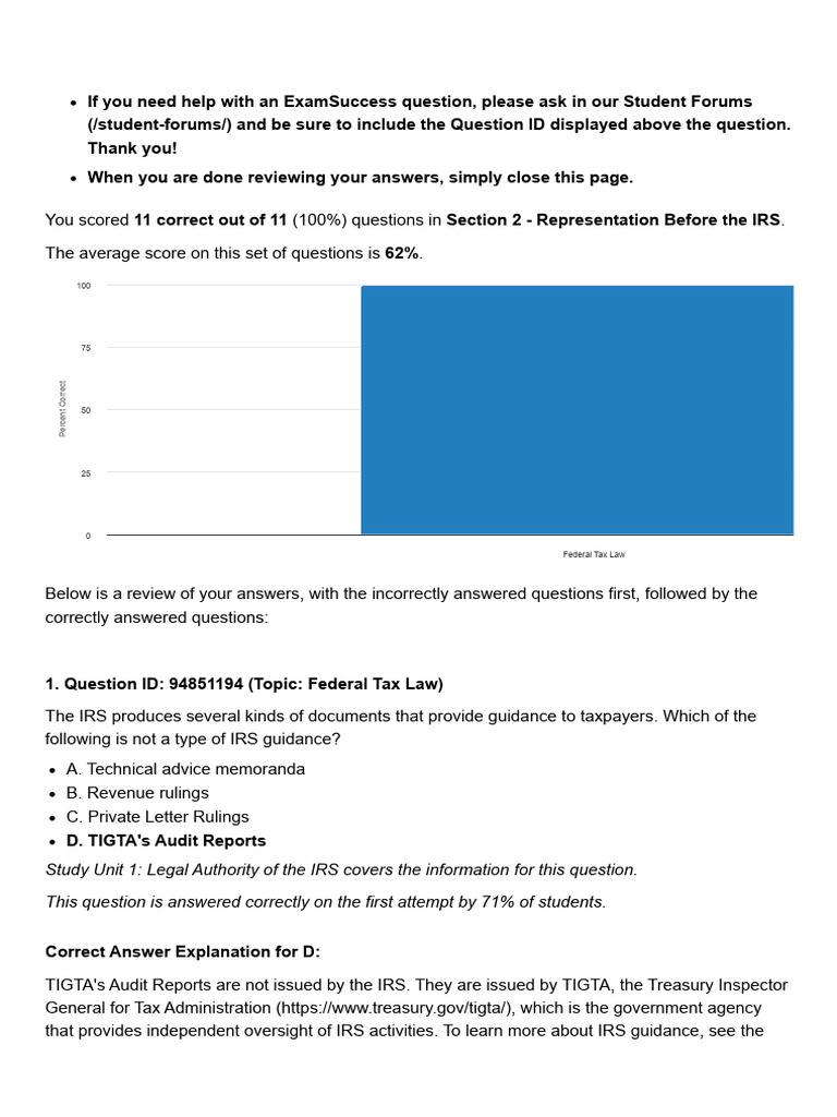 Topic Wise Part 3 Section 2 | PDF | Internal Revenue Service | Internal ...
