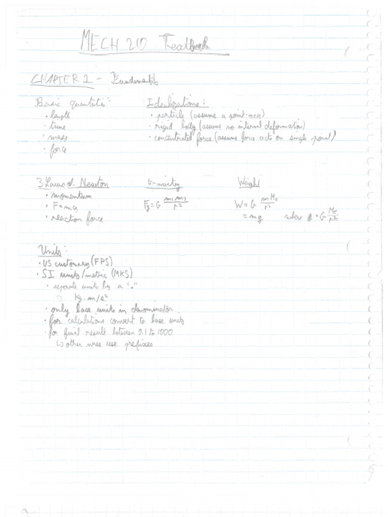 MECH 210 - Notes | PDF