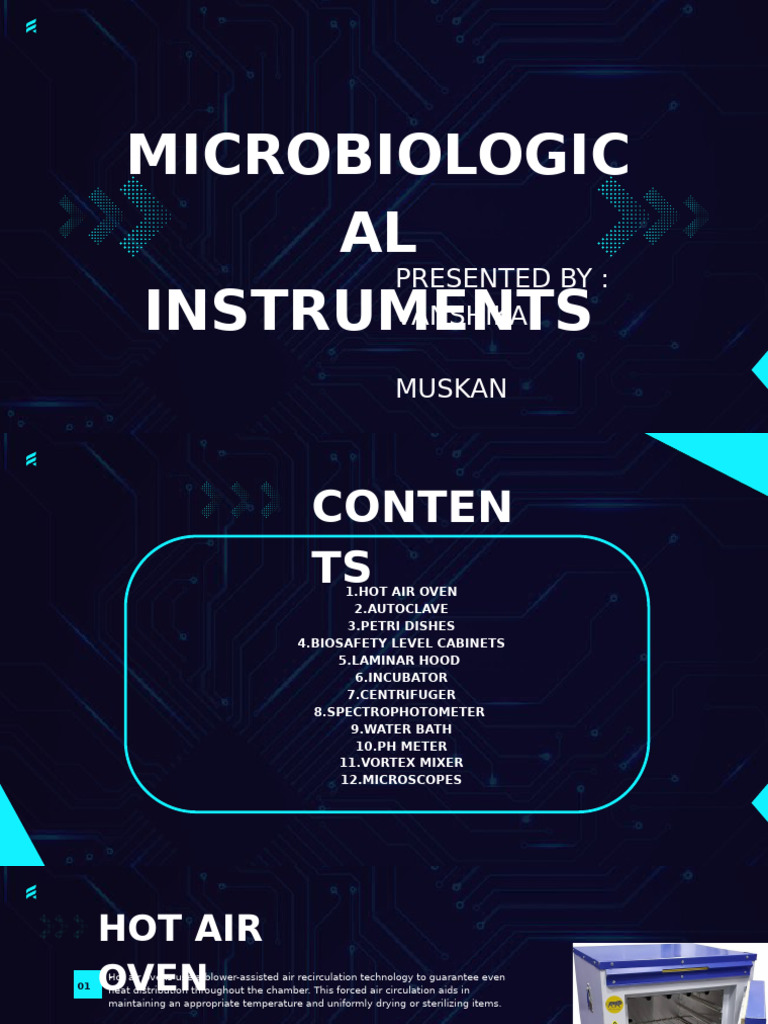 Essential Microbiological Instruments Guide | PDF | Ph | Spectrophotometry