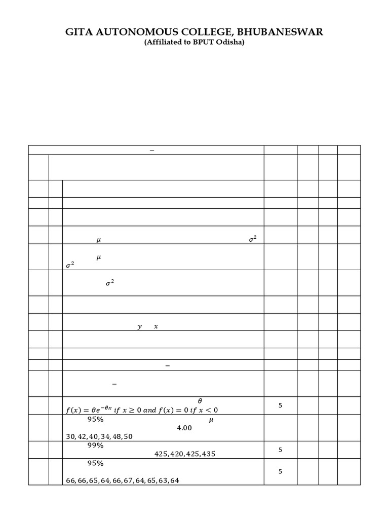 Engineering Mathematics III Assignment | PDF | Normal Distribution ...