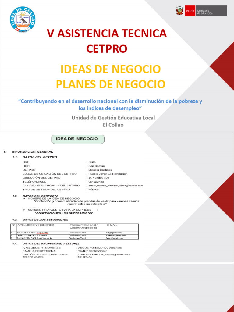 Ideas y Planes de Negocio para Emprendedores | PDF | Business | Plan de ...