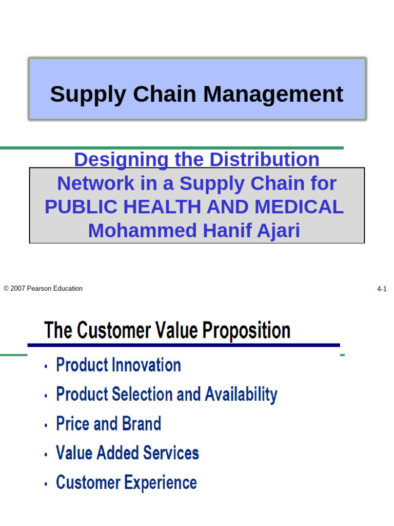 Designing Distribution Network | PDF | Inventory | Warehouse