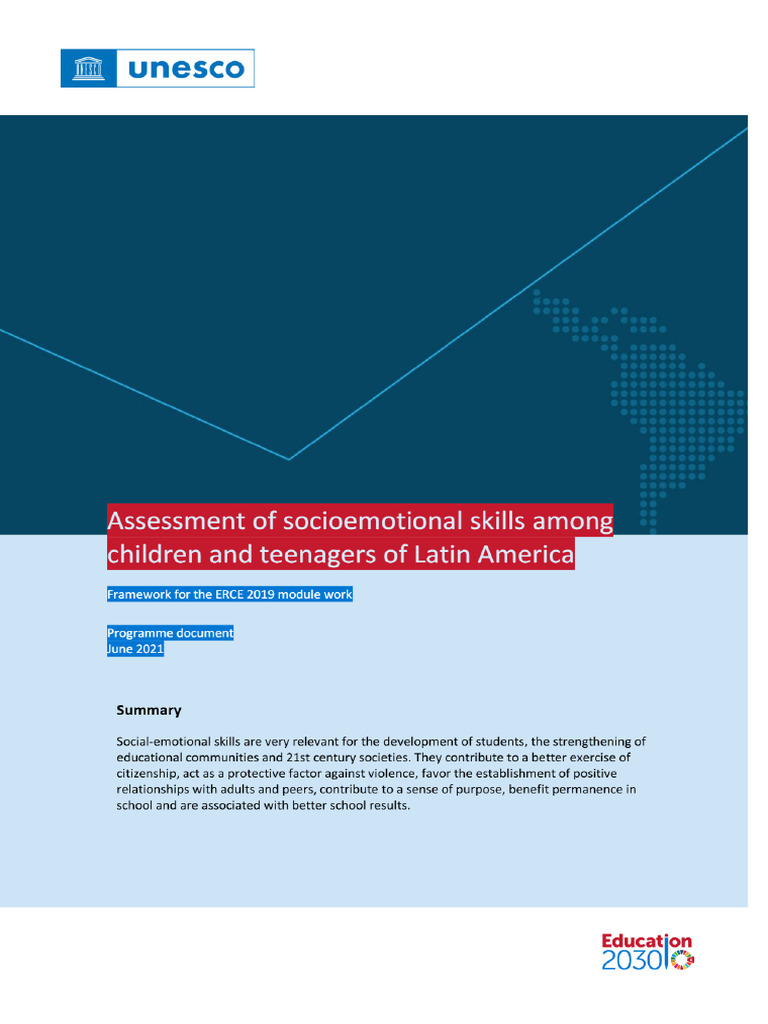 Assessment of Socioemotional Skills Among Children and Teenagers of ...