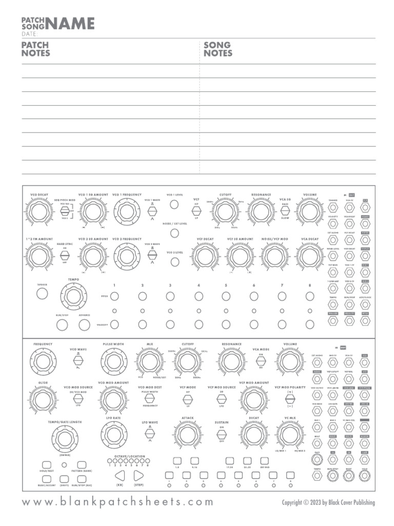 FREE+Download+ +Moog+DFAM+Mother32+Diagram | PDF
