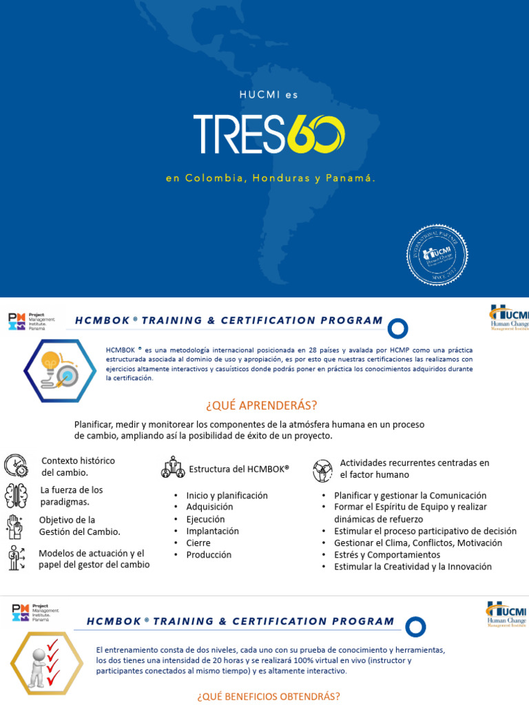 HCMBOK T&C Program 2024 PMI Panama | PDF