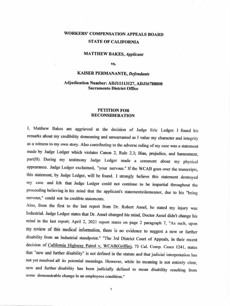 Petition For Reconsideration | PDF