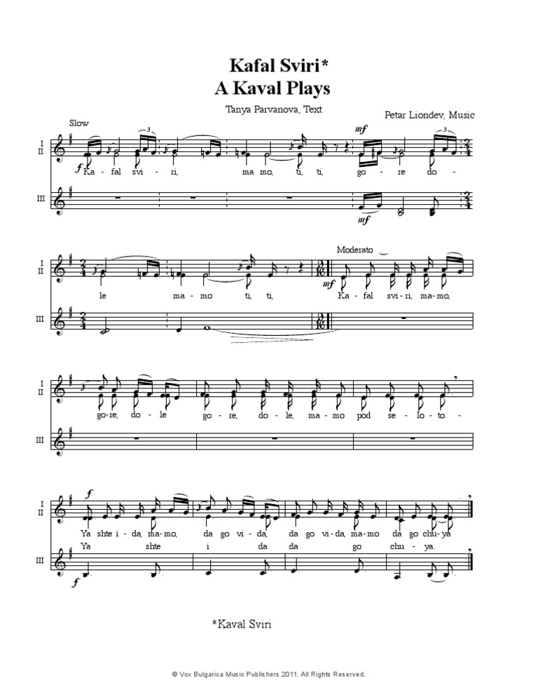 Petar LiondevKaval Sviri Sample PDF
