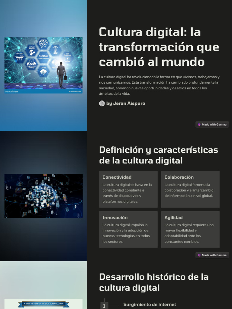 Impacto de la Cultura Digital en la Sociedad | PDF | Internet ...